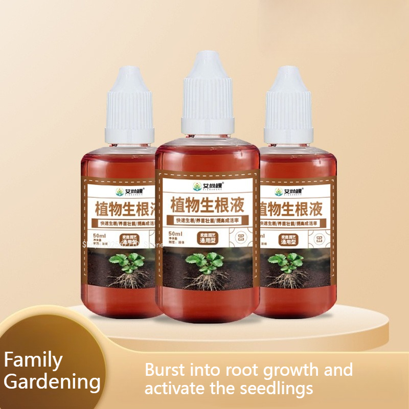 Root Stimulator Liquid - 50ml/butelka Płyn do szybkiego ukorzeniania roślin/Środek