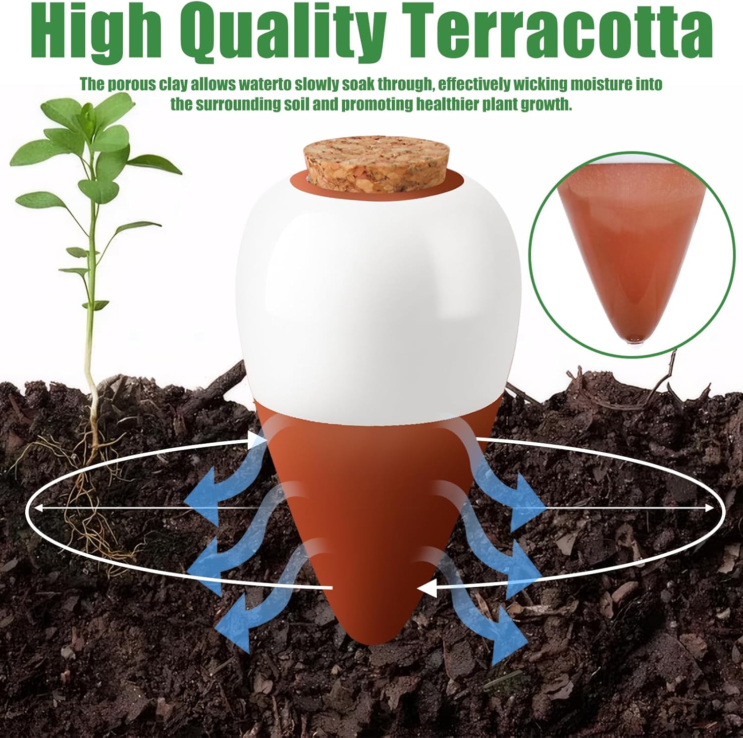 Terracottaowe kolce do podlewa – Self Watering Insert recenzja i cena
