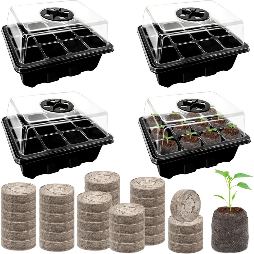 Zestaw 4 tacek do wysiewu nasi – Peat Pellet Tray recenzja i cena